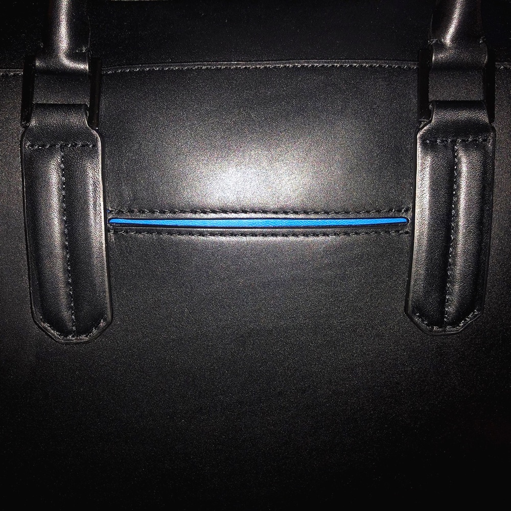 URI MINKOFF Leather Jermyn Carryall Bag - Carry-on Travel Bag - Picture 5 of 6